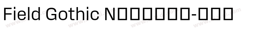 Field Gothic N胡晓波刷刷体字体转换